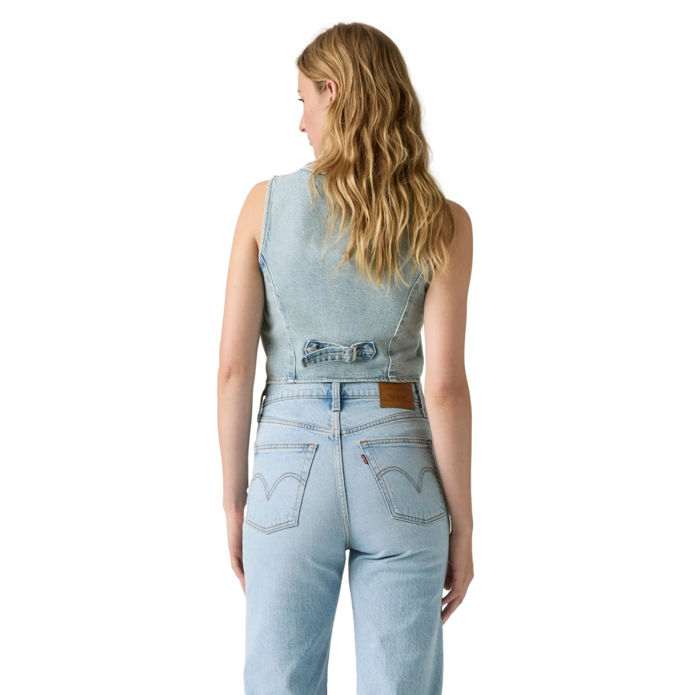 CHALECO ALGODÓN MUJER LEVI'S TAILORED VEST DENIM SUMMER JOB - 3