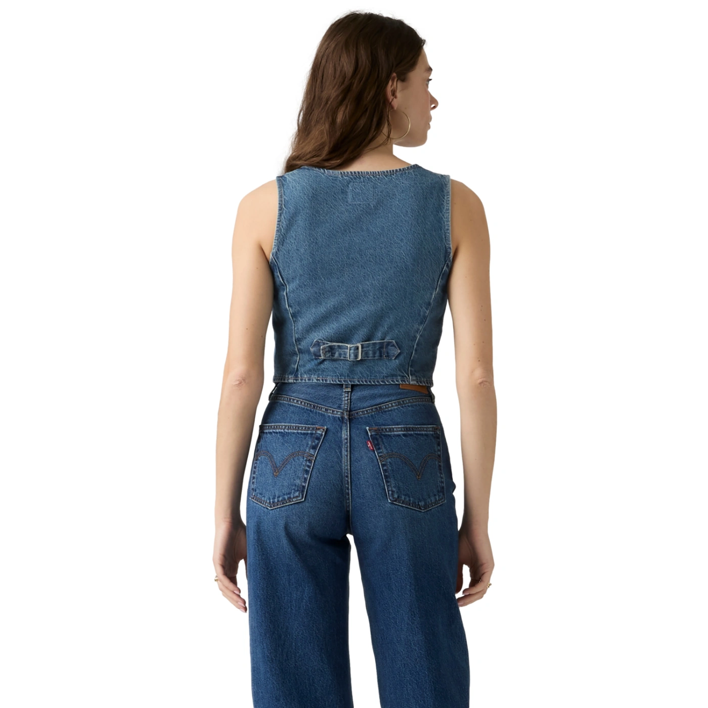 CHALECO ALGODÓN MUJER LEVI'S TAILORED VEST DENIM LET'S PARTY - 3