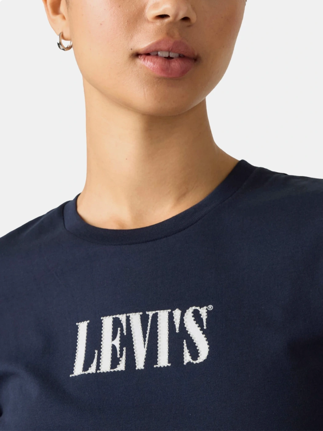 POLO MUJER LEVI'S THE PERFECT TEE SERIF STUD OUTLINE - 4