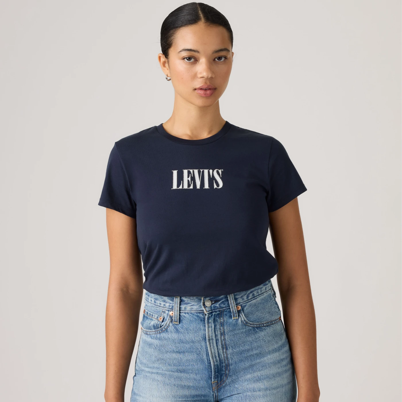 POLO MUJER LEVI'S THE PERFECT TEE SERIF STUD OUTLINE - 2