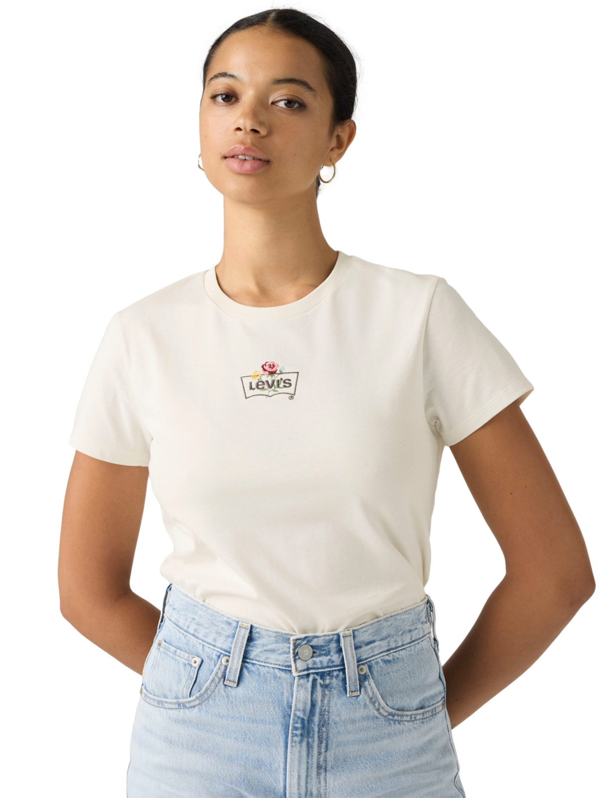 POLO MUJER LEVI'S THE PERFECT TEE EM ROSE - 2