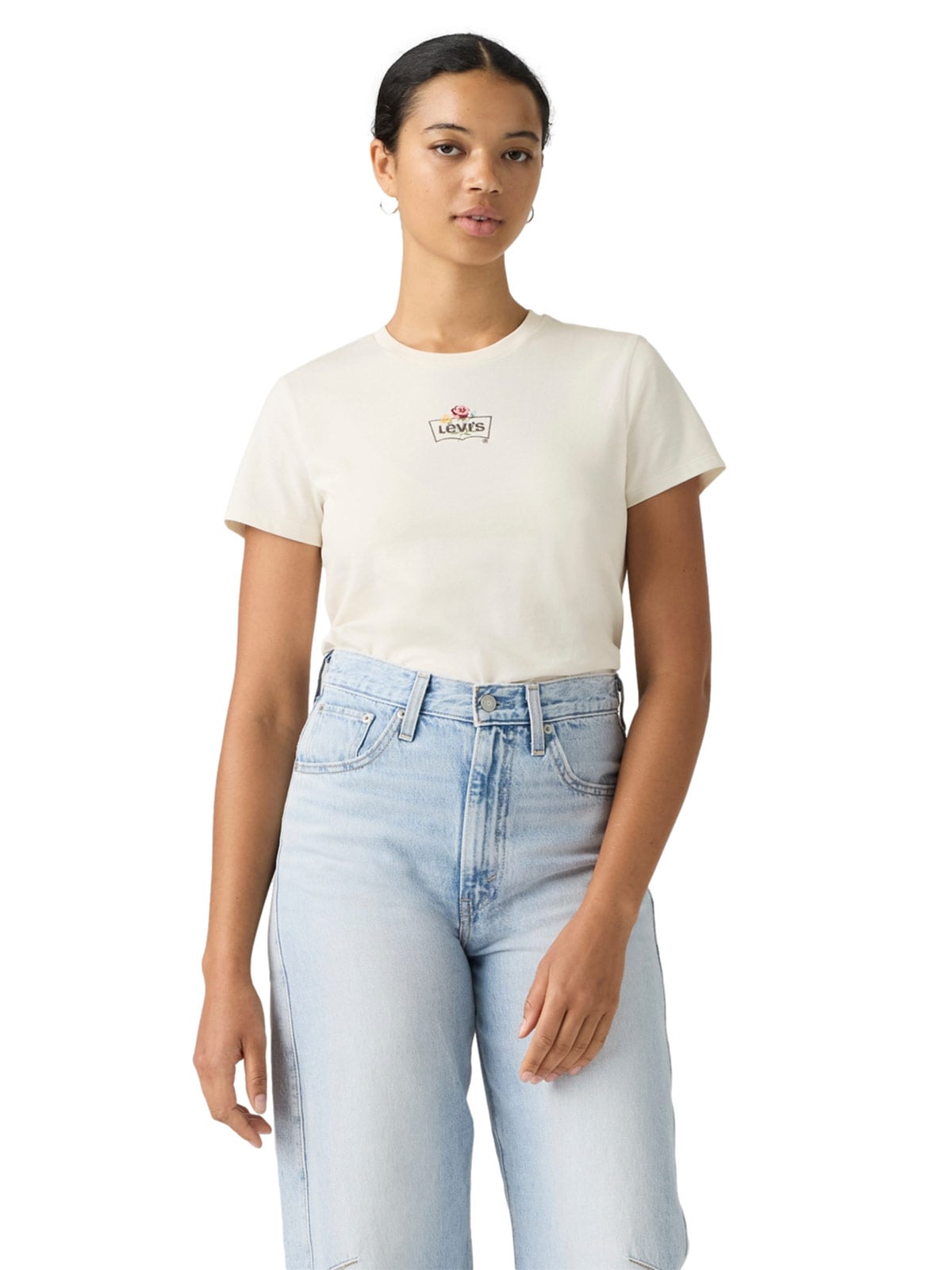 POLO MUJER LEVI'S THE PERFECT TEE EM ROSE - 1