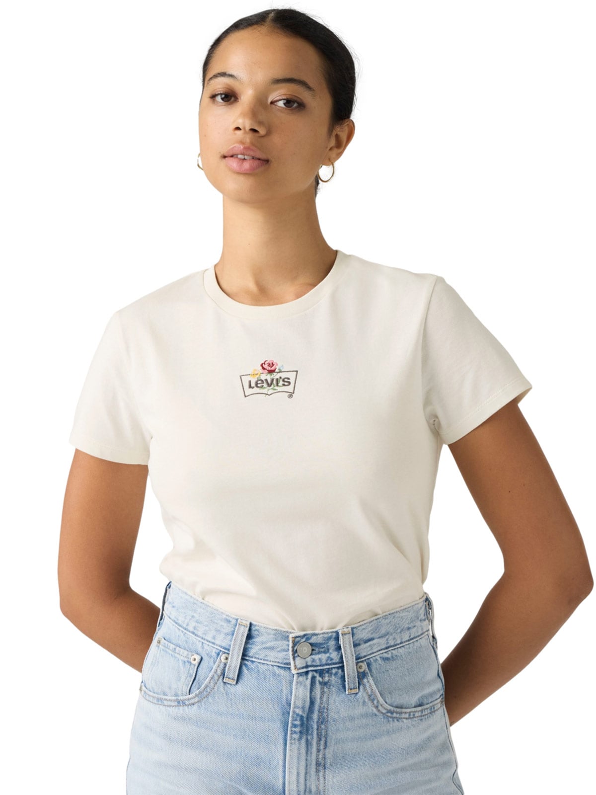 POLO MUJER LEVI'S THE PERFECT TEE EM ROSE - 2