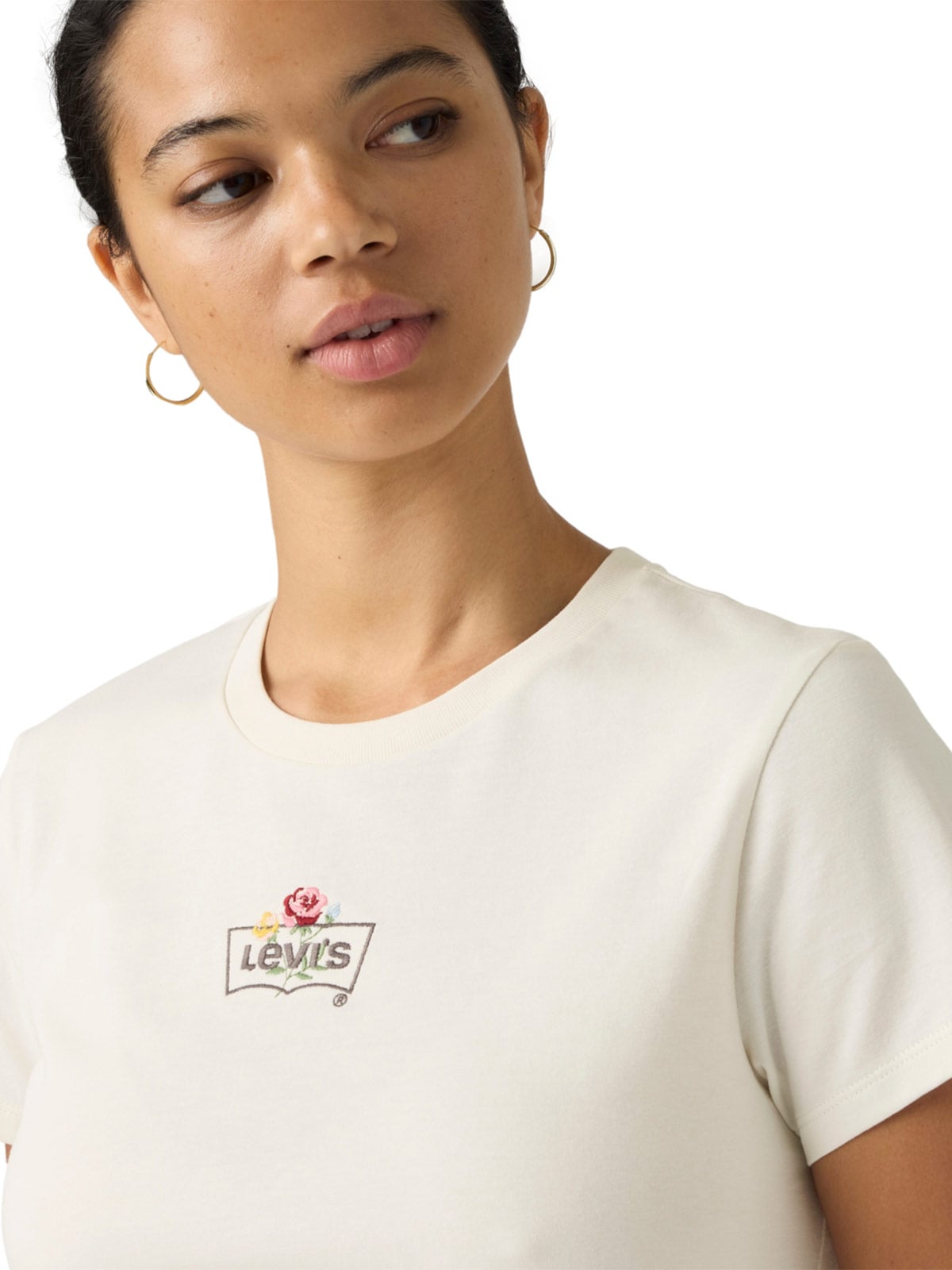 POLO MUJER LEVI'S THE PERFECT TEE EM ROSE - 4