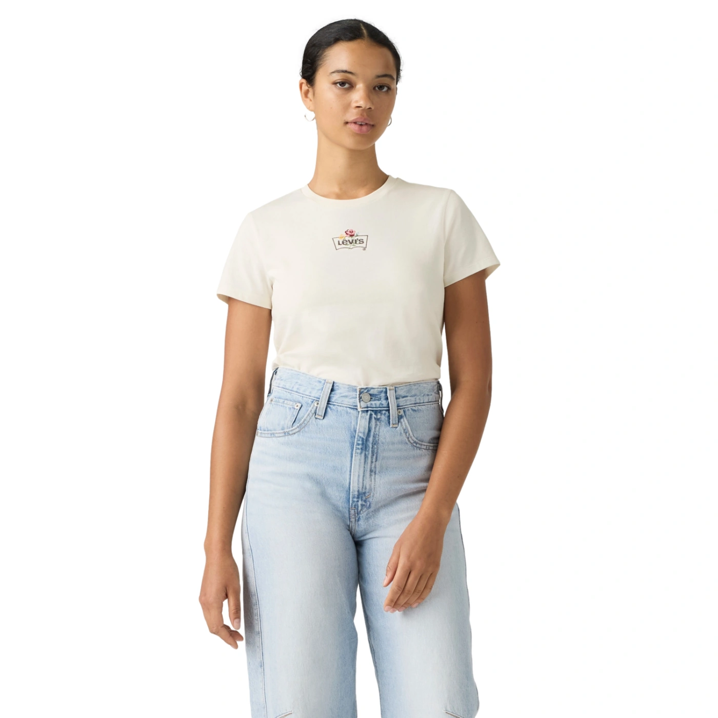 POLO MUJER LEVI'S THE PERFECT TEE EM ROSE - 1