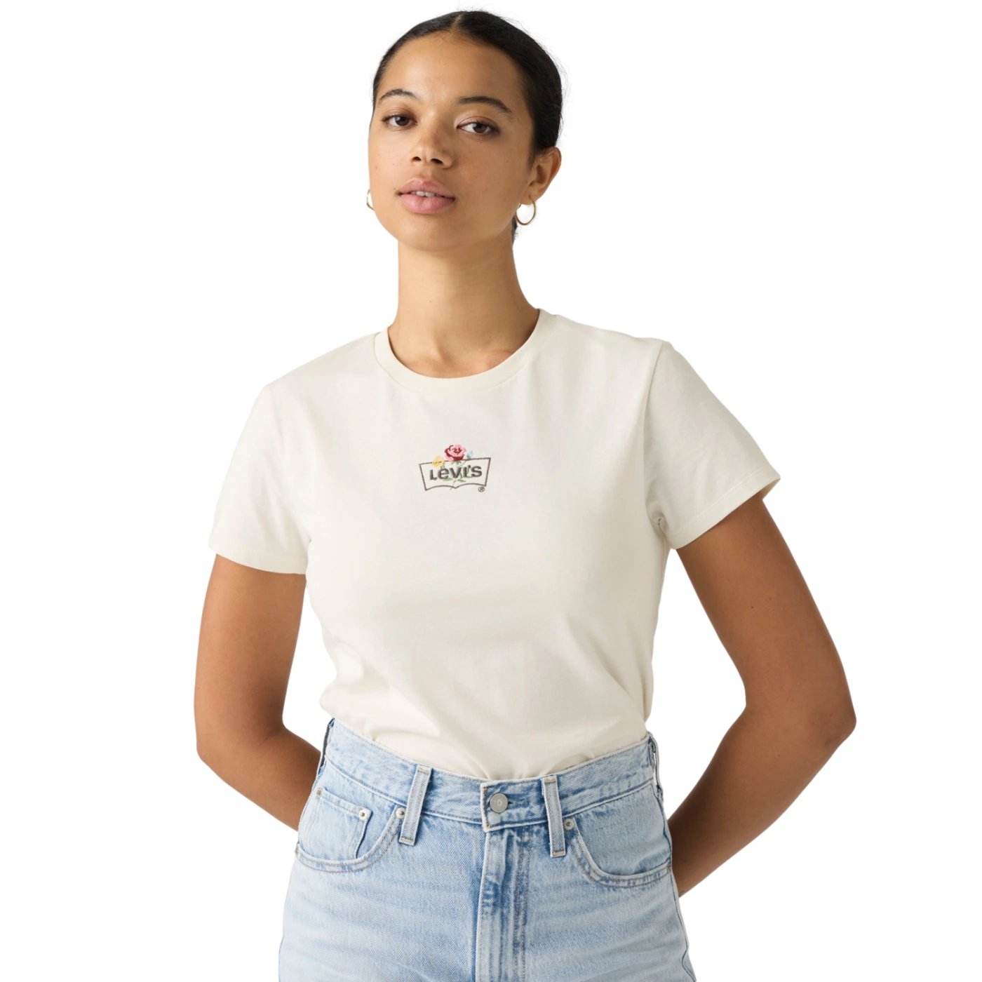POLO MUJER LEVI'S THE PERFECT TEE EM ROSE - 4