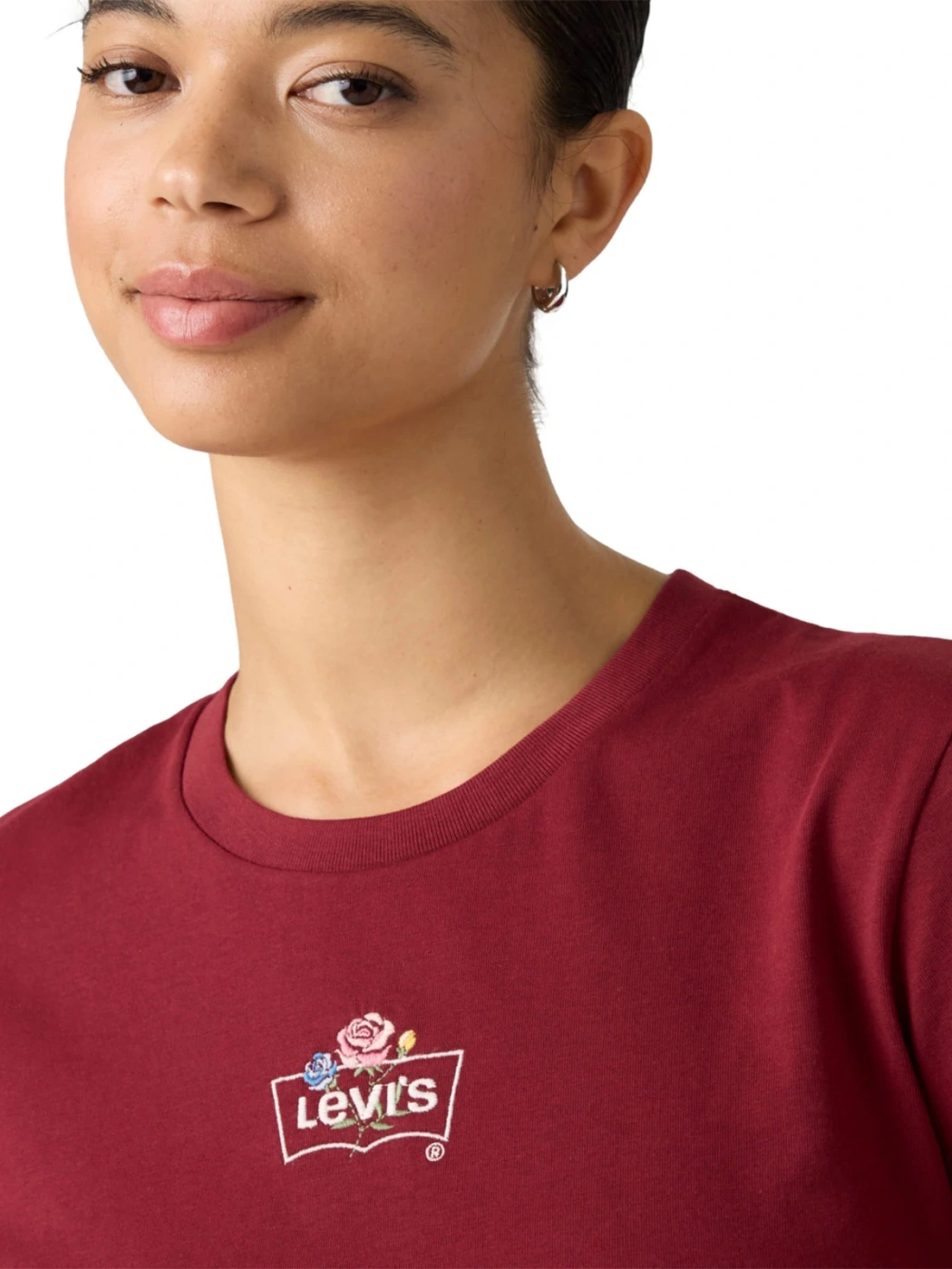 POLO MUJER LEVI'S THE PERFECT TEE EMB ROSE - 4
