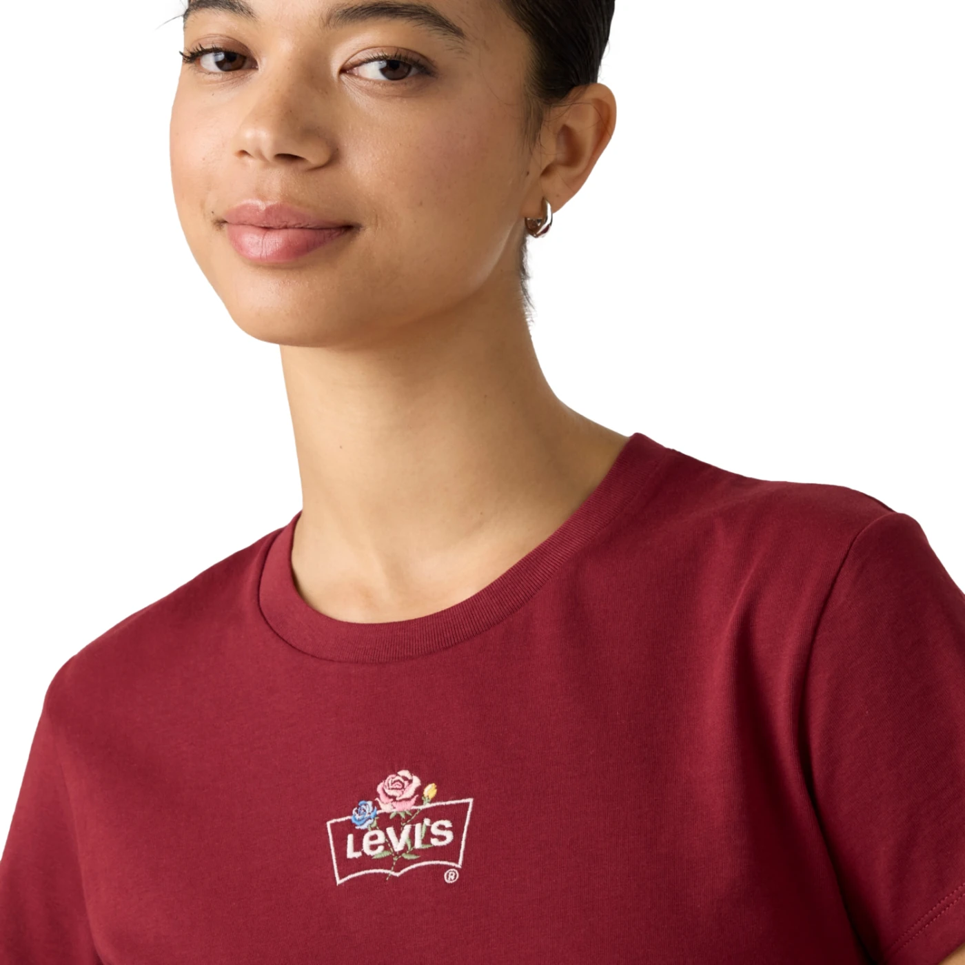 POLO MUJER LEVI'S THE PERFECT TEE EMB ROSE - 4