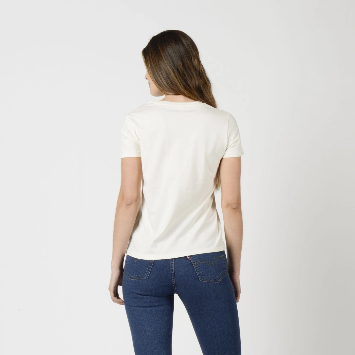 POLO ALGODÓN MUJER LEVI'S THE PERFECT TEE BUGGY DESERTSCAPE EGRET - 3