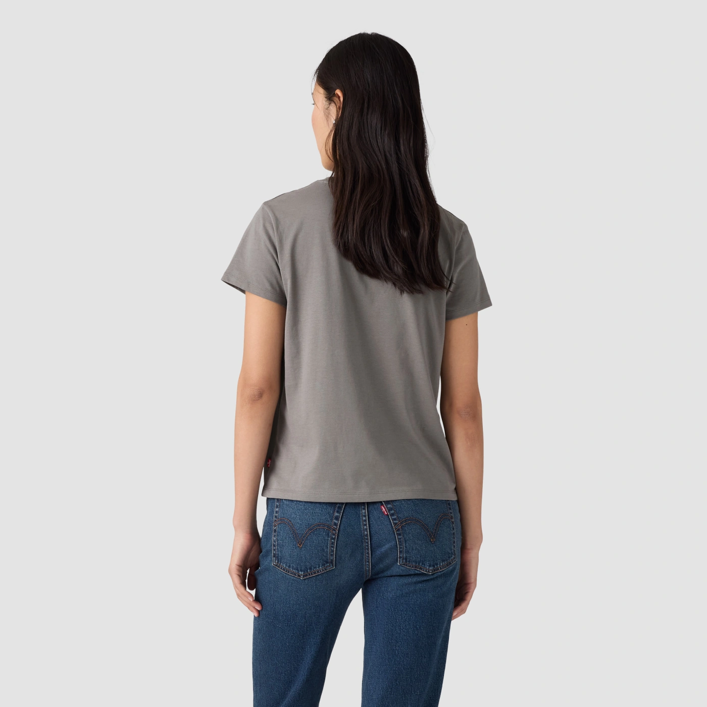 POLO ALGODÓN MUJER LEVI'S THE PERFECT TEE JULIANA BW FILL SMOKED PEARL - 3