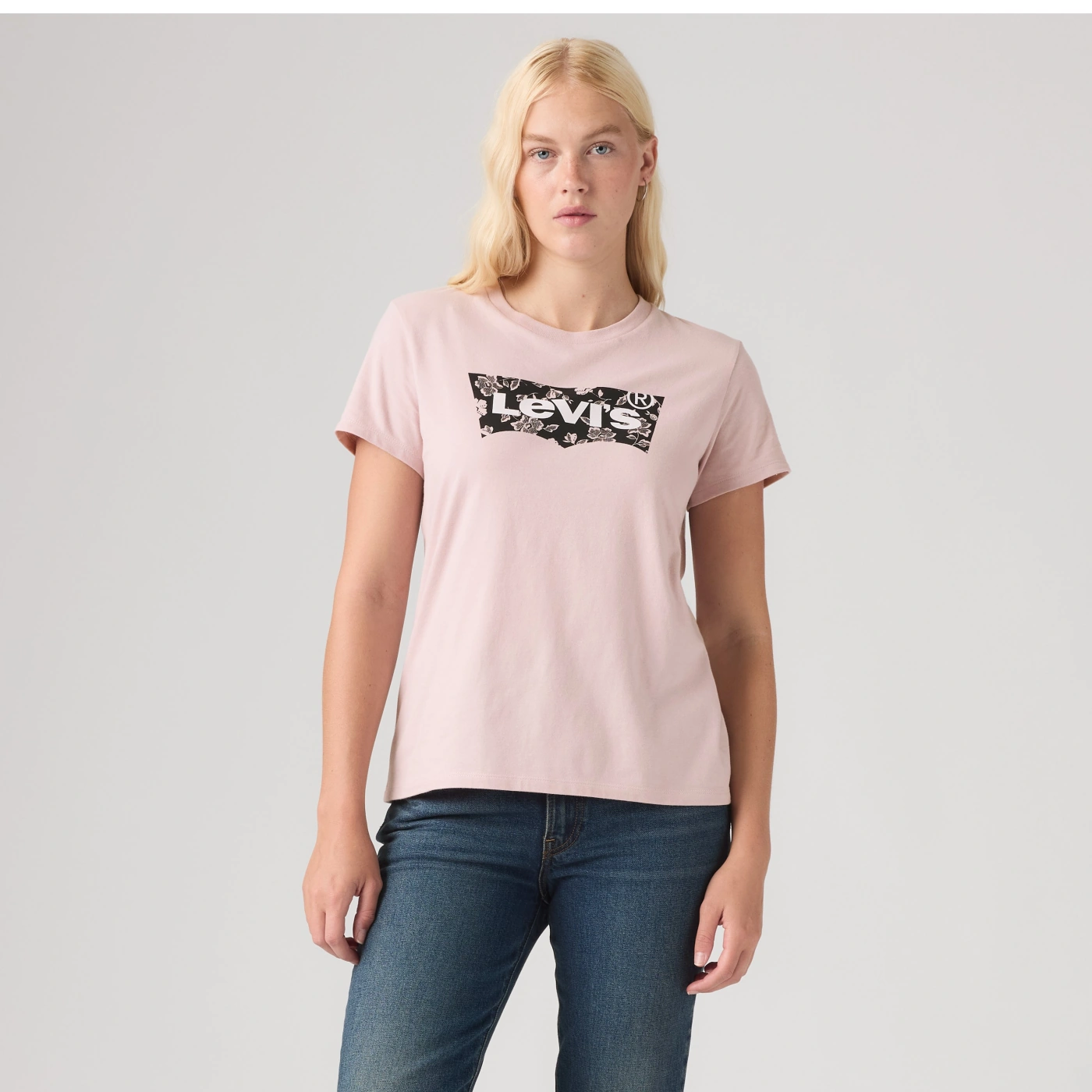 POLO ALGODÓN MUJER LEVI'S THE PERFECT TEE JULIANA BW FILL LILAC HAZE - 3