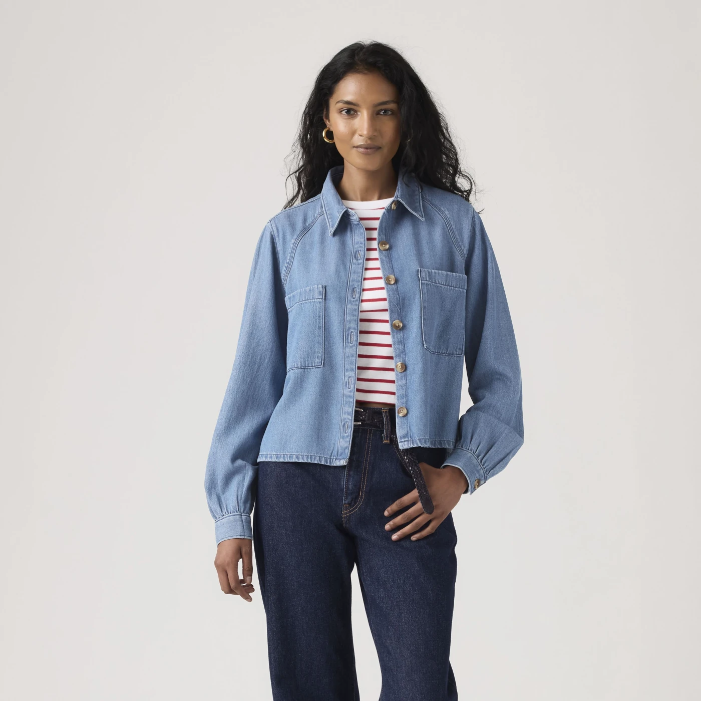 BLUSA MUJER LEVI'S UTILITY SHIRT POOLSIDE - 1