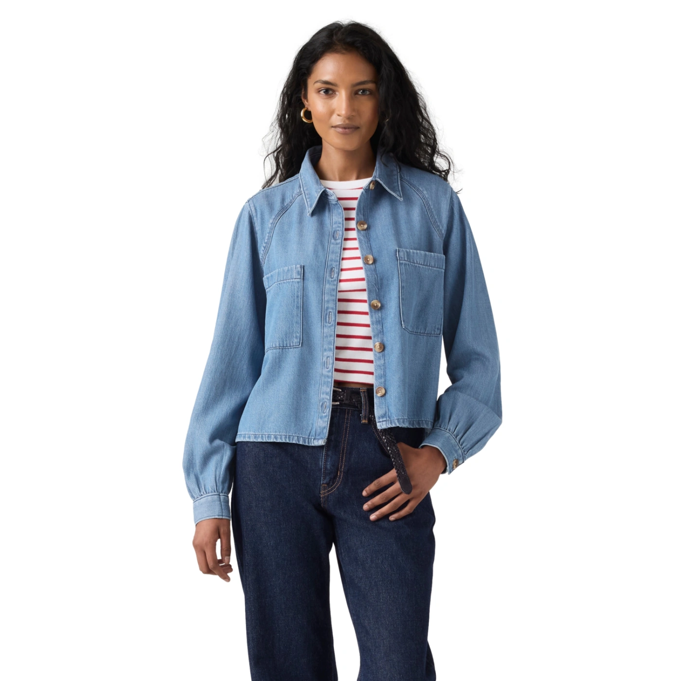 BLUSA MUJER LEVI'S UTILITY SHIRT POOLSIDE - 1