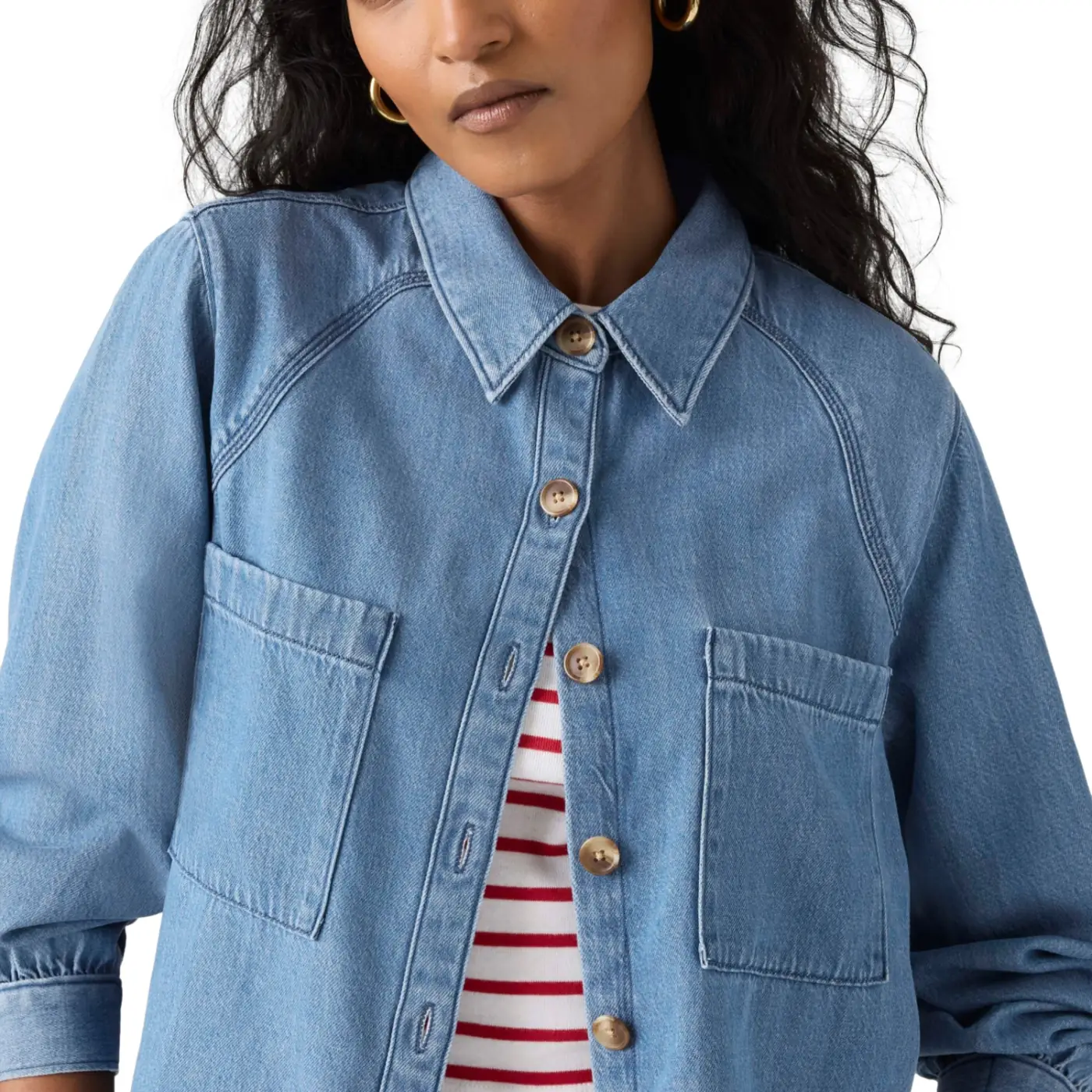 BLUSA MUJER LEVI'S UTILITY SHIRT POOLSIDE - 4