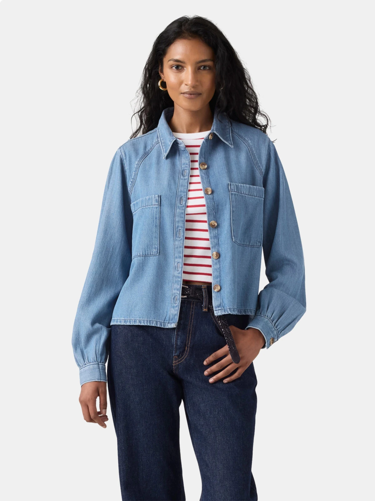 BLUSA MUJER LEVI'S UTILITY SHIRT POOLSIDE - 1