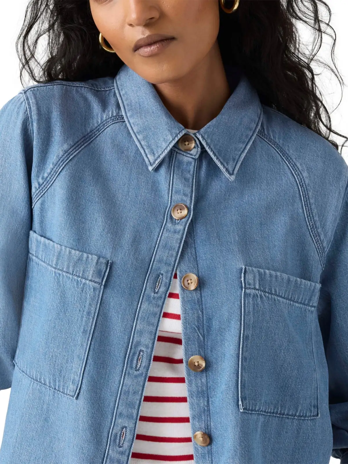 BLUSA MUJER LEVI'S UTILITY SHIRT POOLSIDE - 4