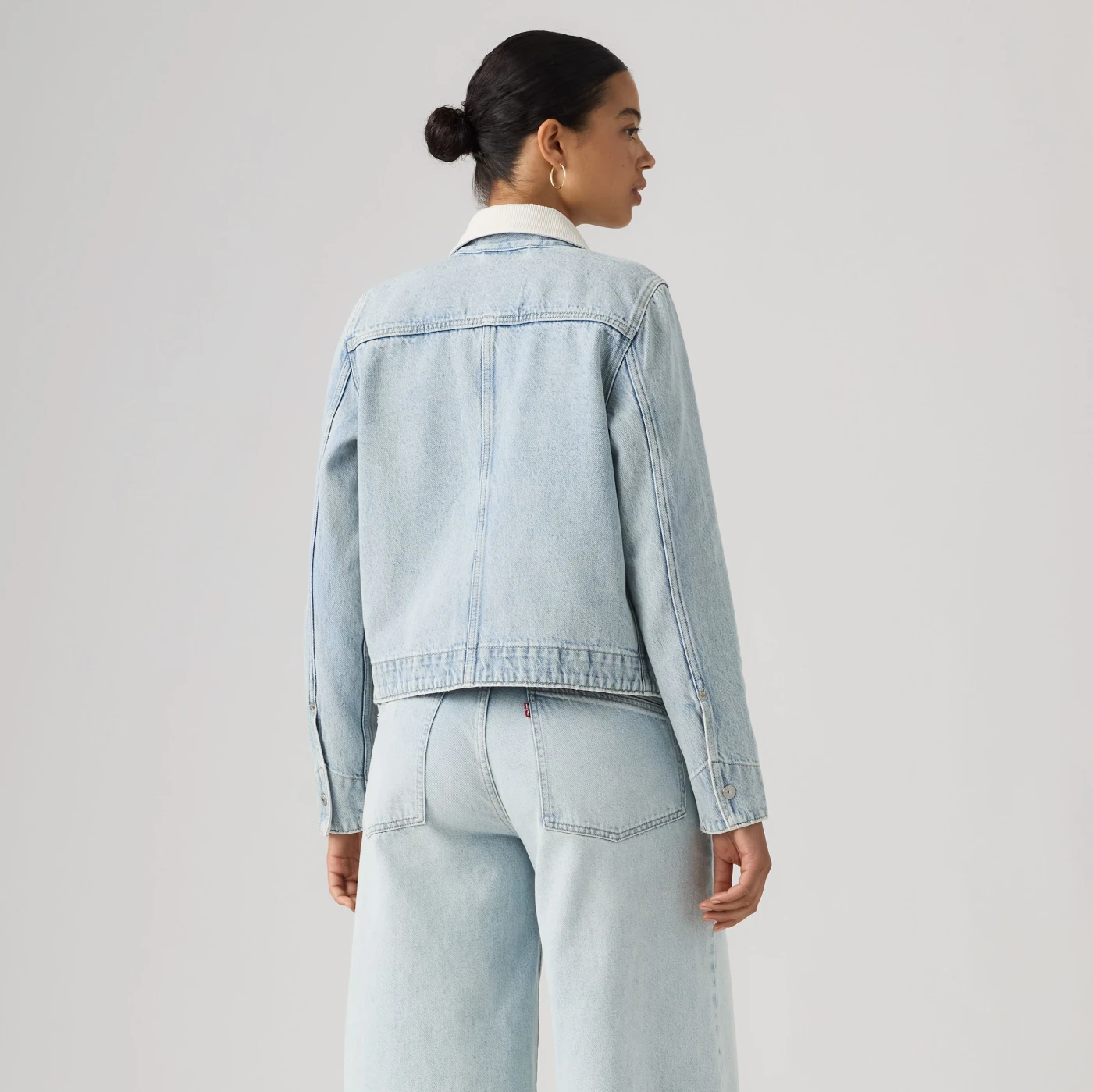 CASACA ALGODÓN MUJER LEVI'S UTILITY OG TRUCKER ABRAIDED ART STONE - 3