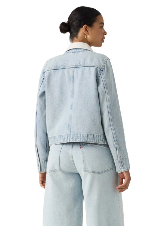 CASACA ALGODÓN MUJER LEVI'S UTILITY OG TRUCKER ABRAIDED ART STONE - 2