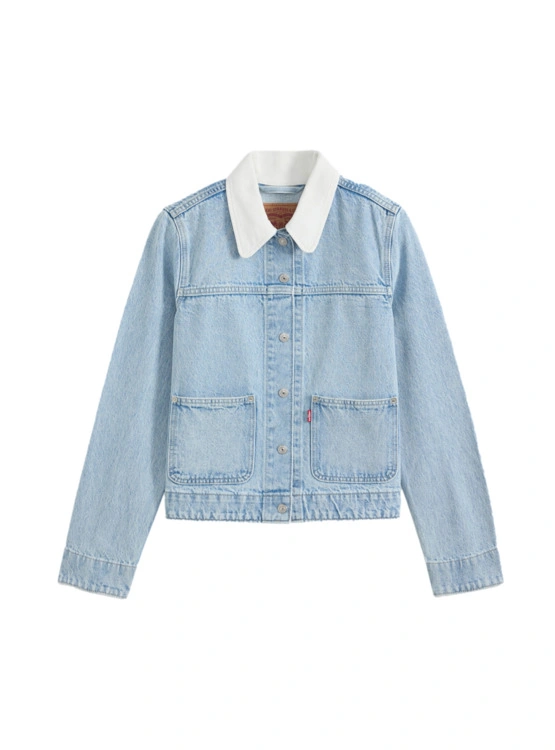 CASACA ALGODÓN MUJER LEVI'S UTILITY OG TRUCKER ABRAIDED ART STONE - 5