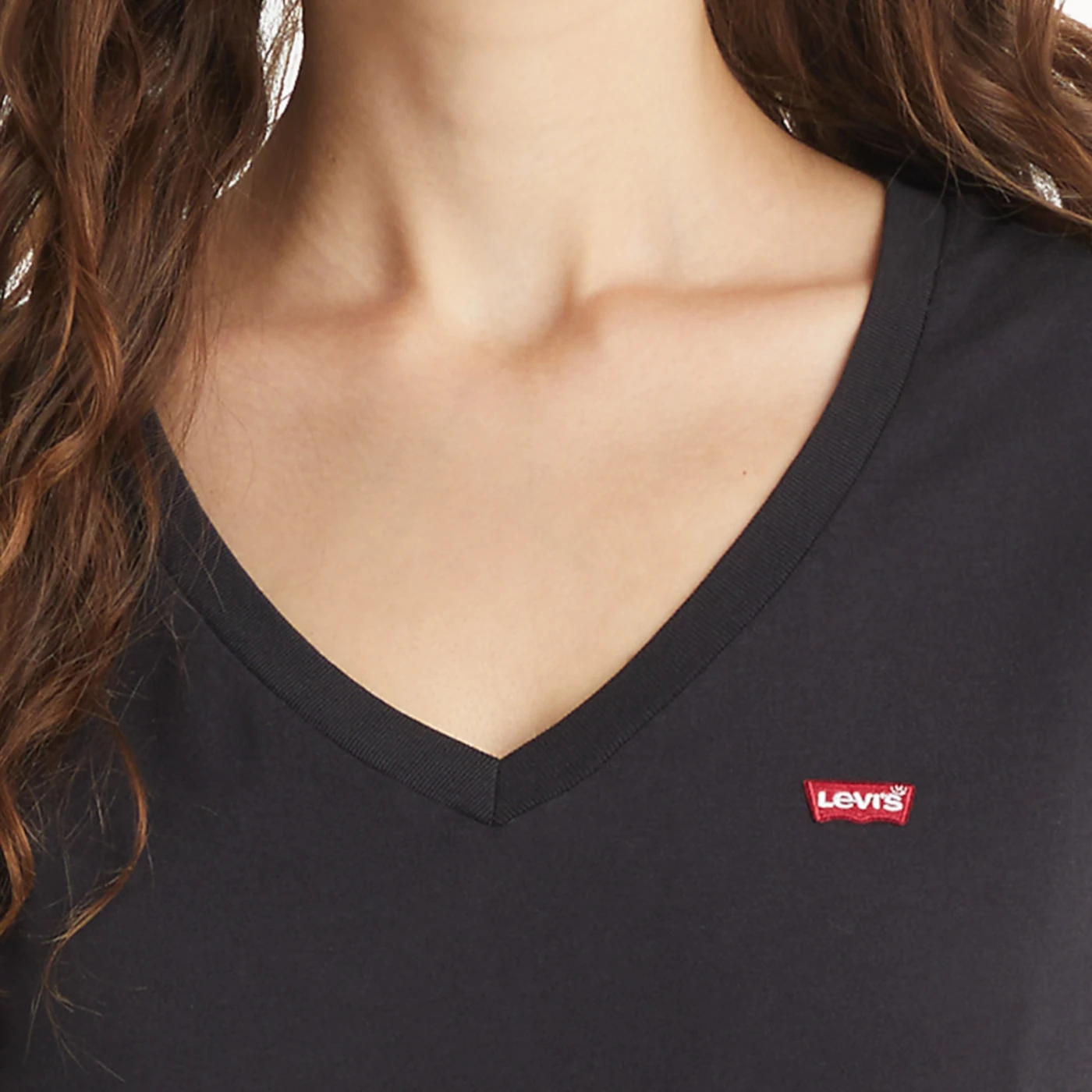 POLO ALGODÓN MUJER LEVI'S CUELLO EN V - 2