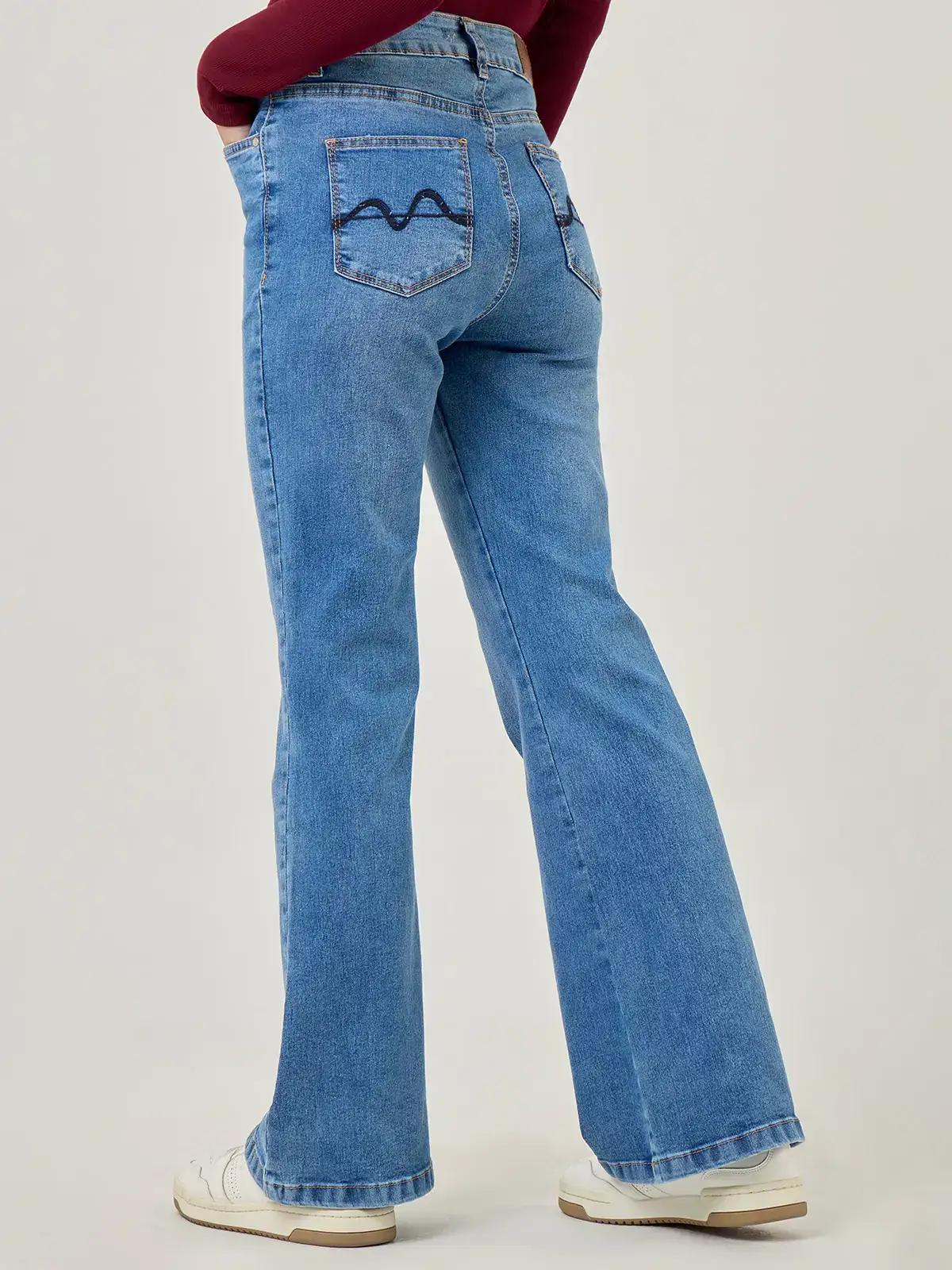 JEANS ALGODÓN FLARE MUJER PEPE JEANS - 2
