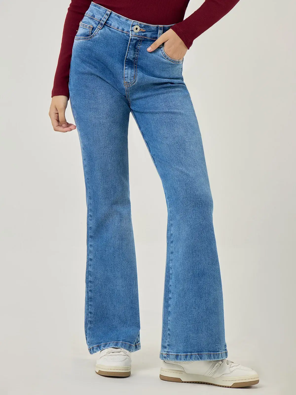 JEANS ALGODÓN FLARE MUJER PEPE JEANS - 3