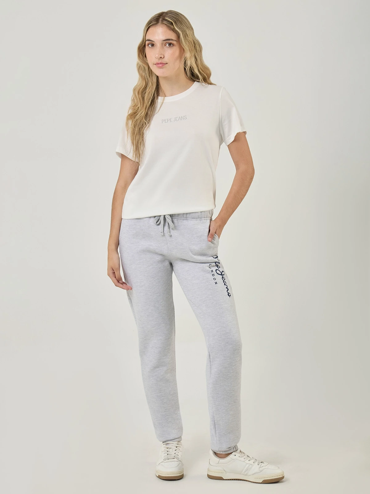 PANTALÓN DE BUZO ALGODÓN MUJER PEPE JEANS - 1