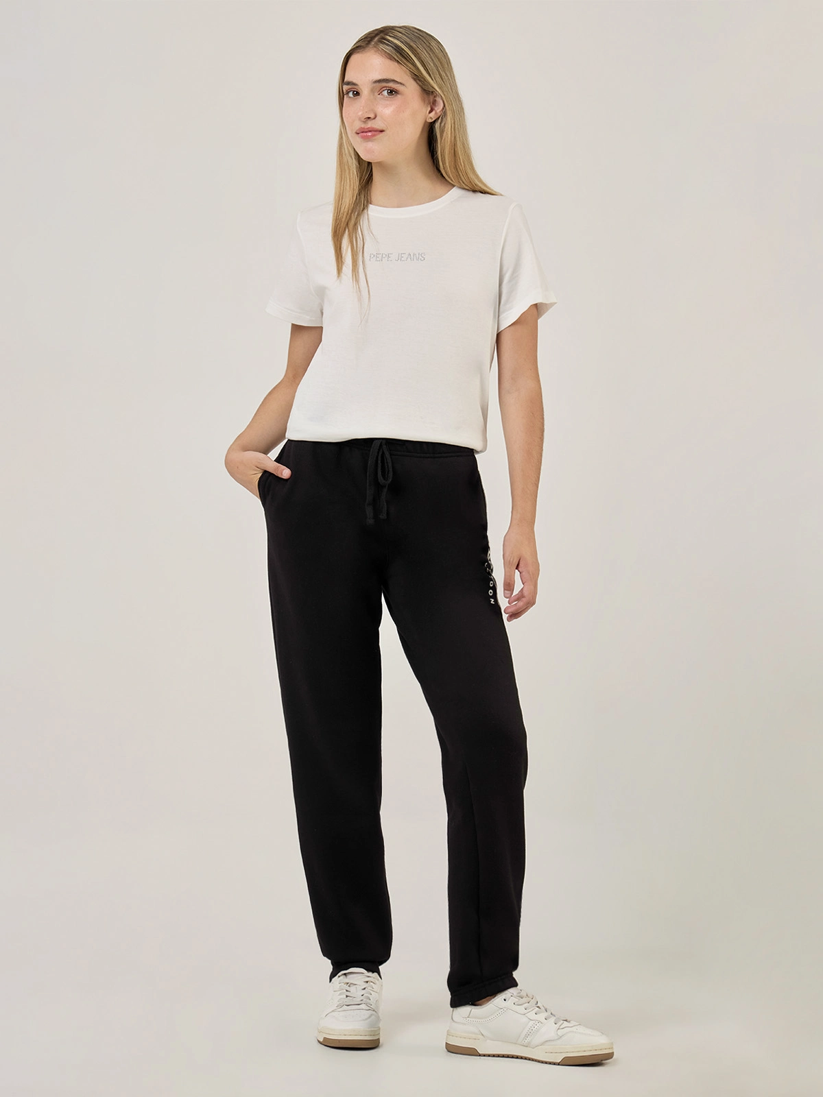 PANTALÓN DE BUZO ALGODÓN MUJER PEPE JEANS - 1