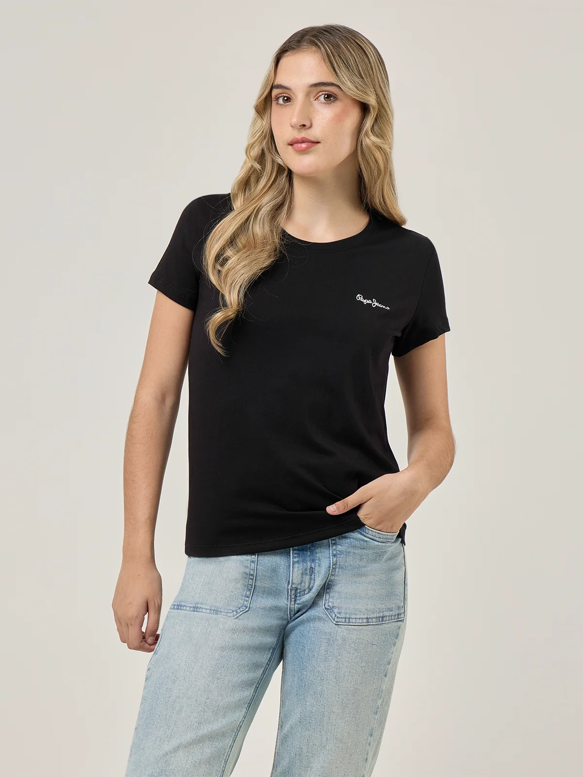POLO MANGA CORTA ALGODÓN MUJER PEPE JEANS - 1