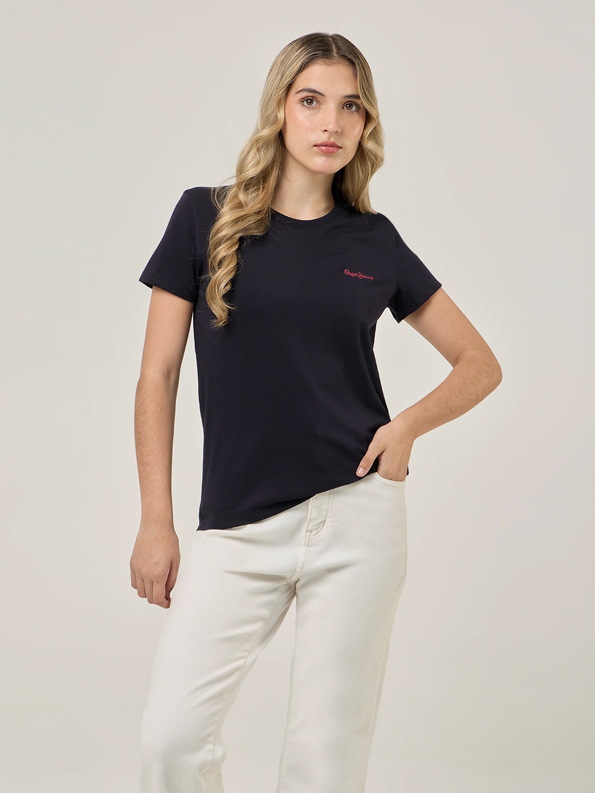 POLO MANGA CORTA ALGODÓN MUJER PEPE JEANS - 1