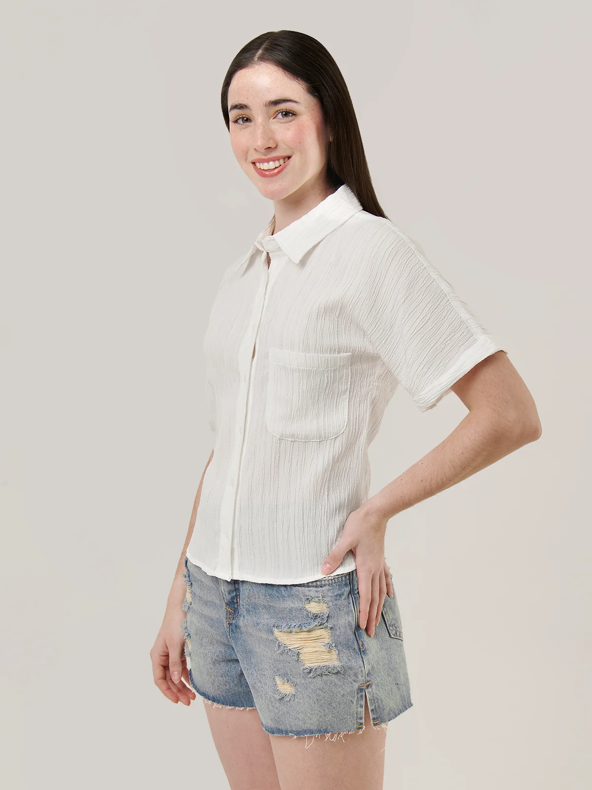 BLUSA MANGA CORTA MUJER AERO - 3