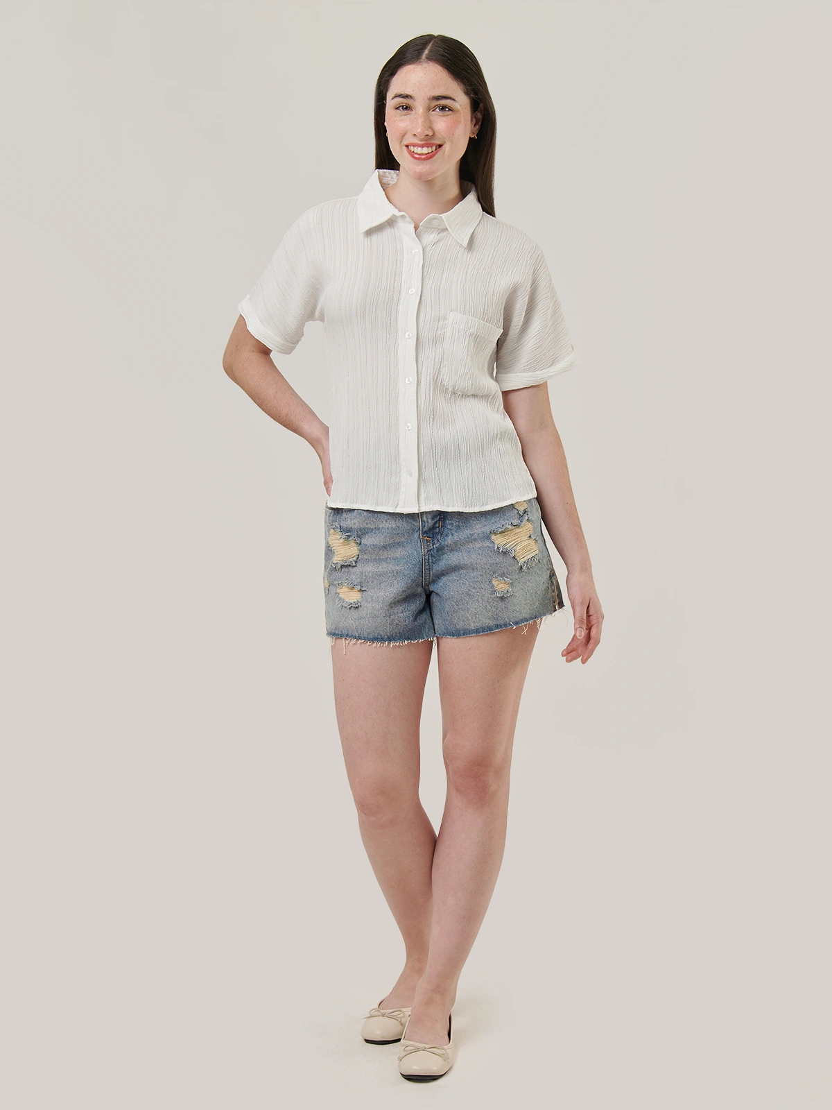 BLUSA MANGA CORTA MUJER AERO - 5