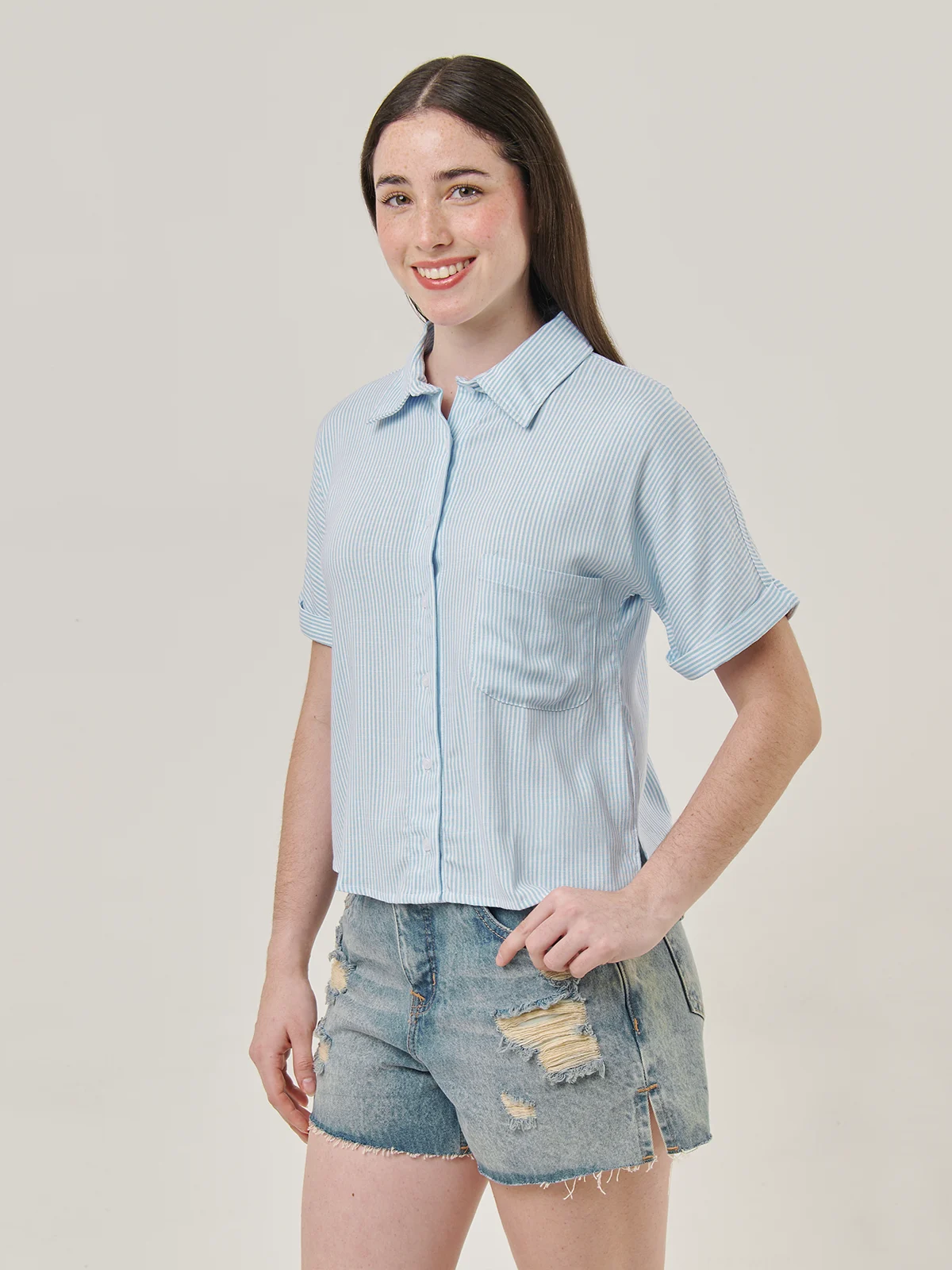 BLUSA MANGA CORTA MUJER AERO - 3