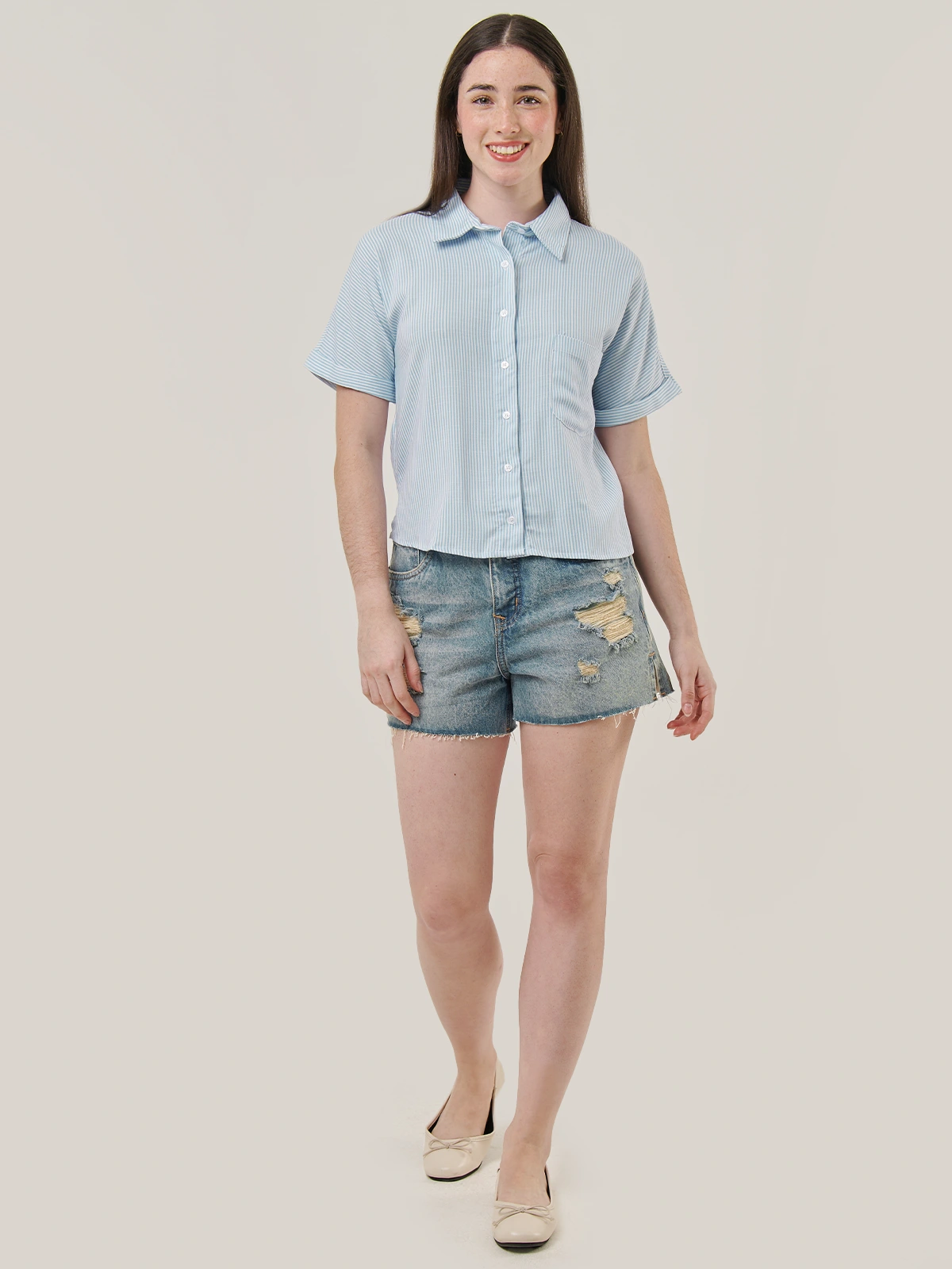 BLUSA MANGA CORTA MUJER AERO - 5