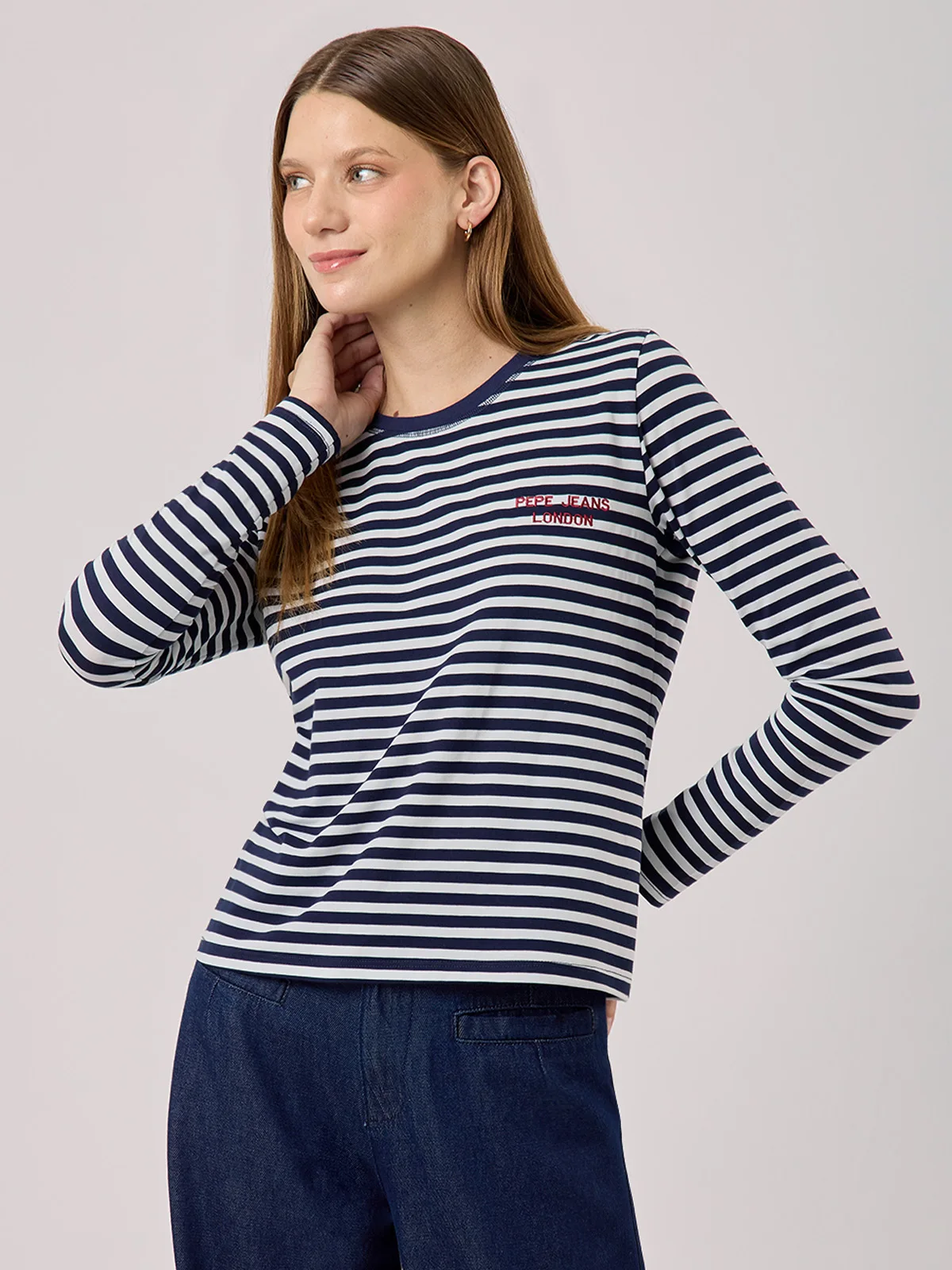 POLO MANGA LARGA ALGODÓN MUJER PEPE JEANS - 1