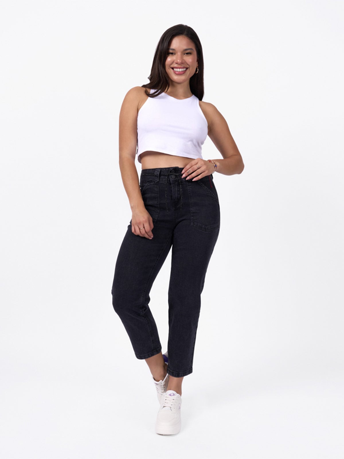 JEAN MOM FIT MUJER MACHINE GERALDINE - 4