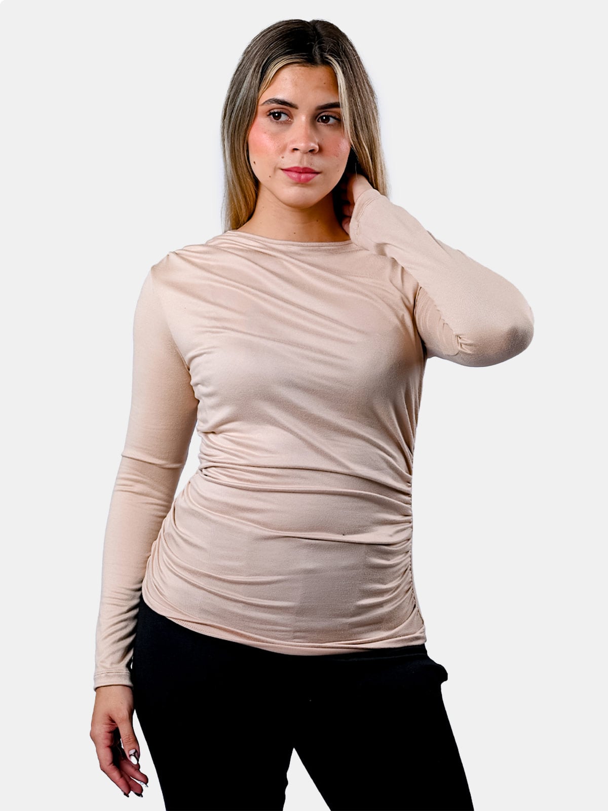 POLO MANGA LARGA MUJER BLACKOUT MORGANA - 1