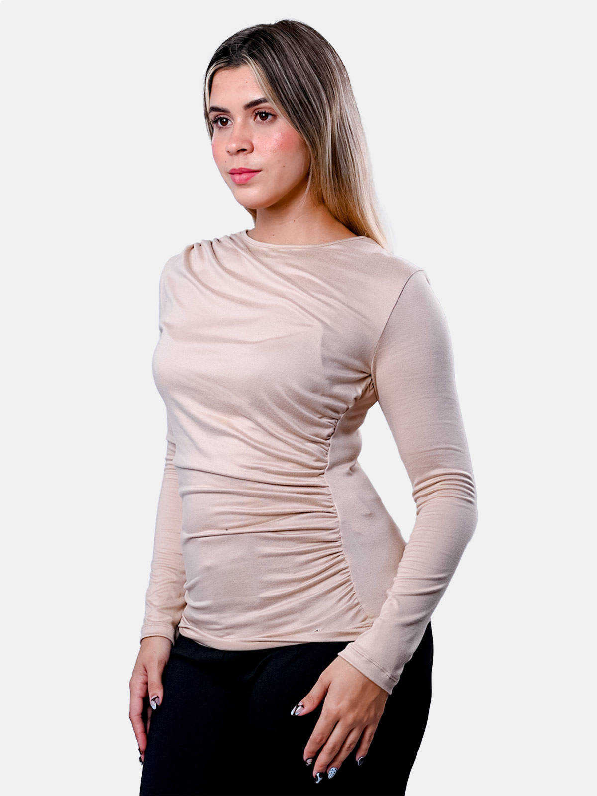 POLO MANGA LARGA MUJER BLACKOUT MORGANA - 3