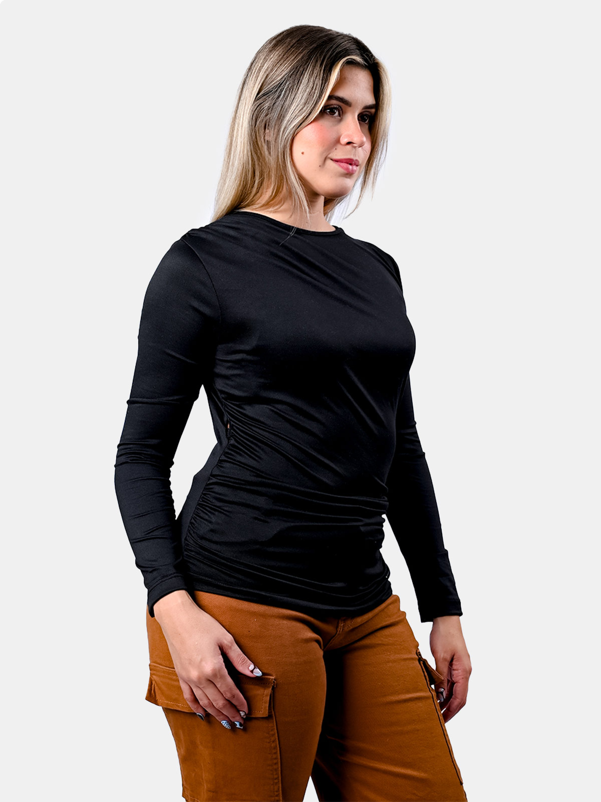 POLO MANGA LARGA MUJER BLACKOUT MORGANA - 3