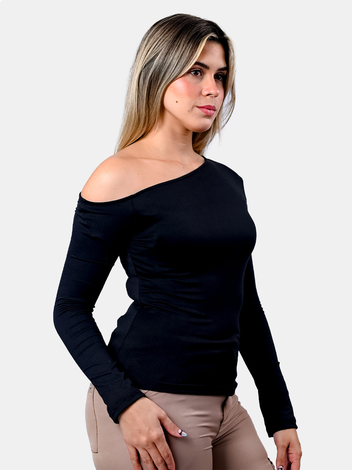 POLO MANGA LARGA MUJER BLACKOUT IVANNA - 3