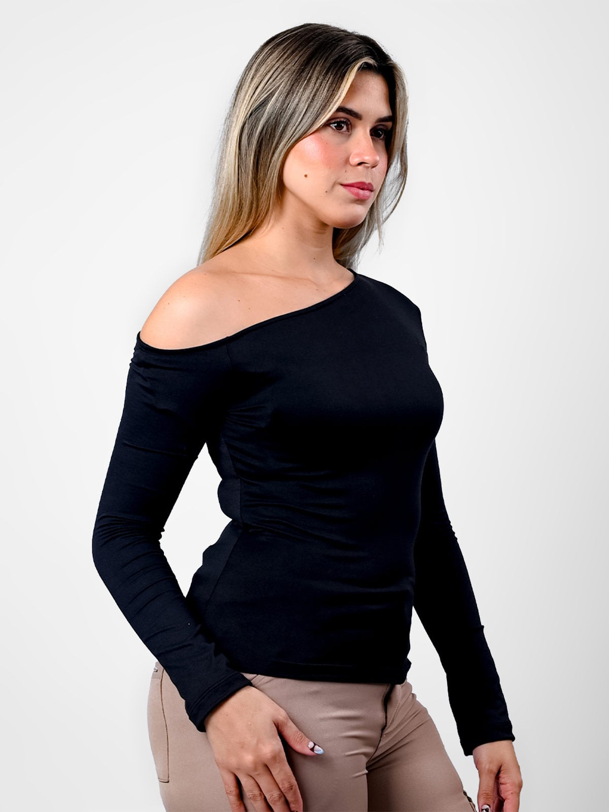 POLO MANGA LARGA MUJER BLACKOUT IVANNA - 3