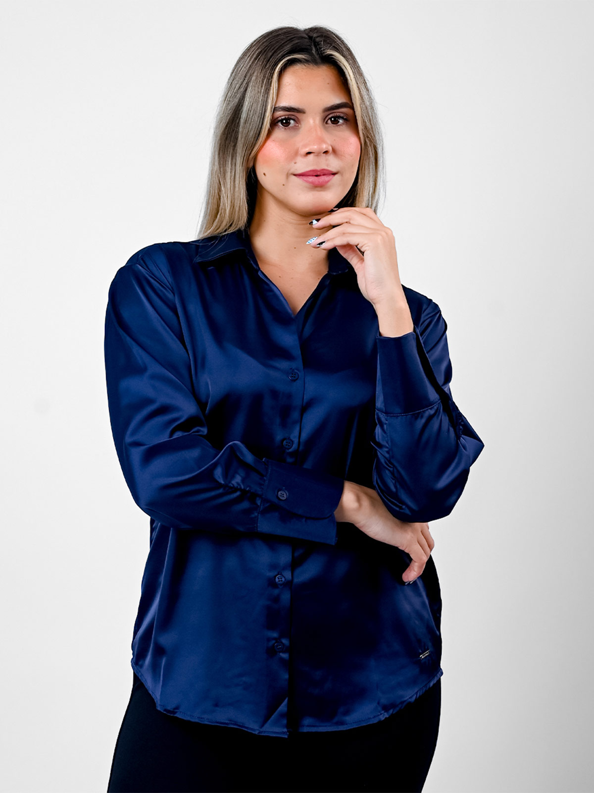 BLUSA MANGA LARGA MUJER BLACKOUT ANA - 1