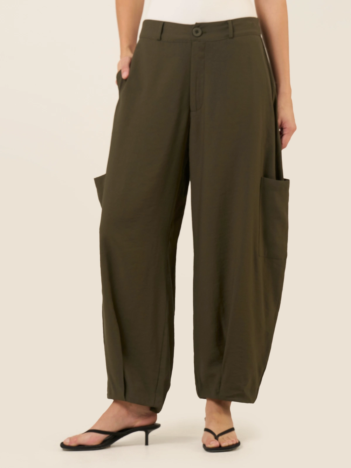 PANTALÓN ALGODÓN REGULAR MUJER BARBADOS - 1