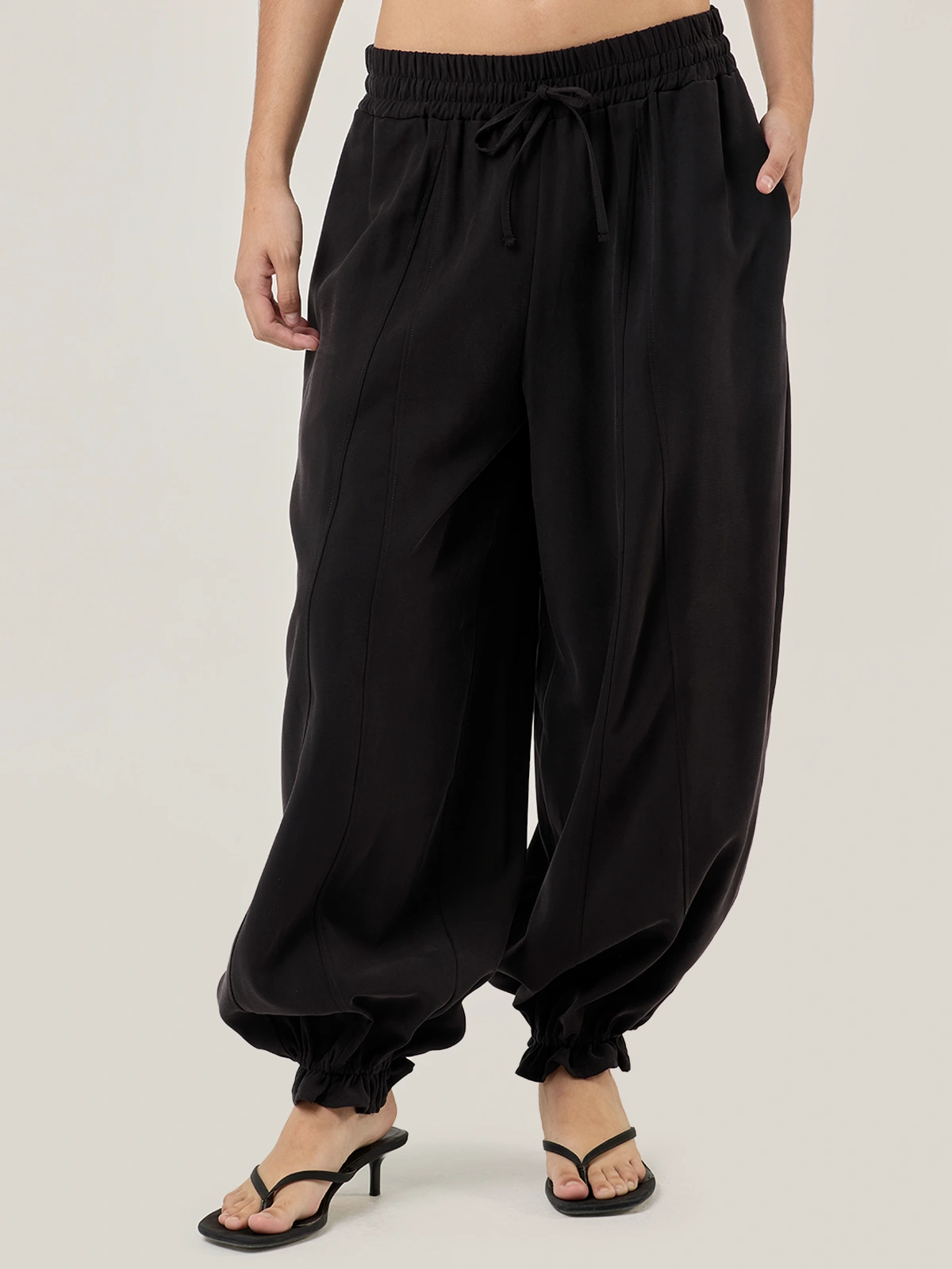 PANTALÓN ALGODÓN REGULAR MUJER BARBADOS BOMBACHO - 1