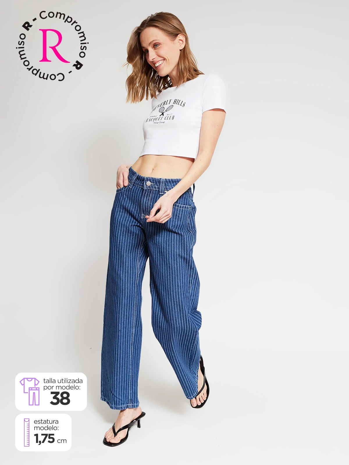 JEANS ALGODÓN REGULAR MUJER INDEX - 1