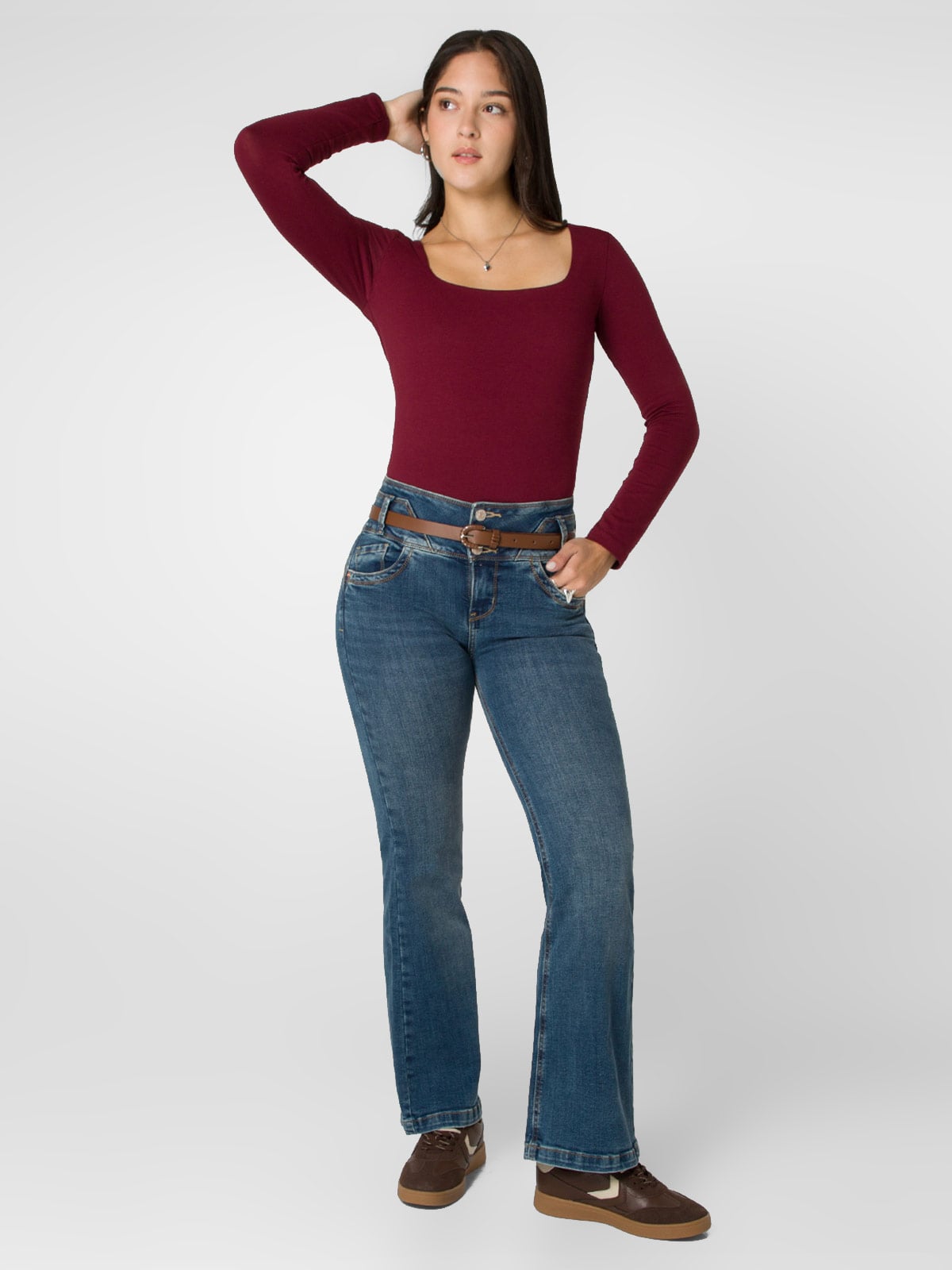 JEANS FLARE MUJER SQUEEZE - 1