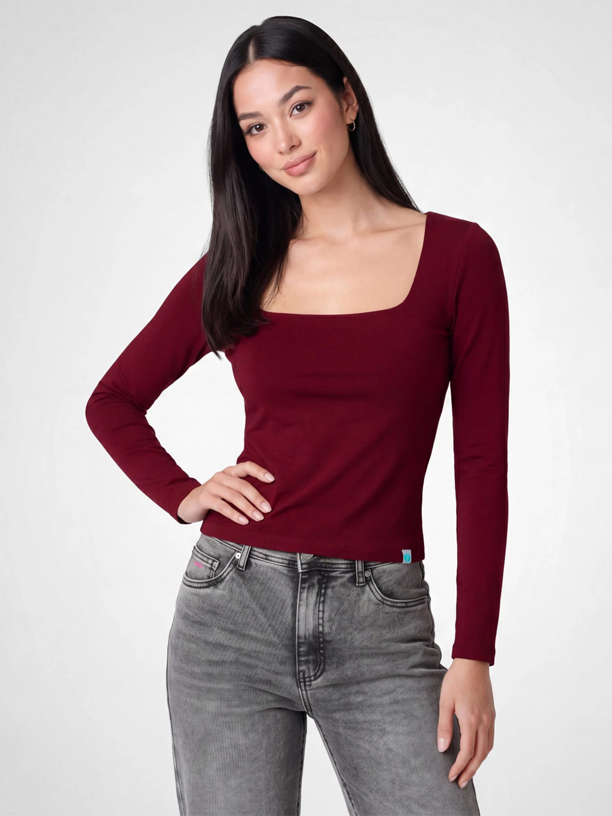 POLO MANGA LARGA MUJER SQUEEZE HALANHA - 1