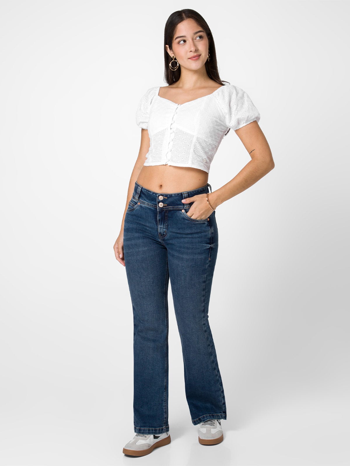JEANS FLARE MUJER SQUEEZE - 1
