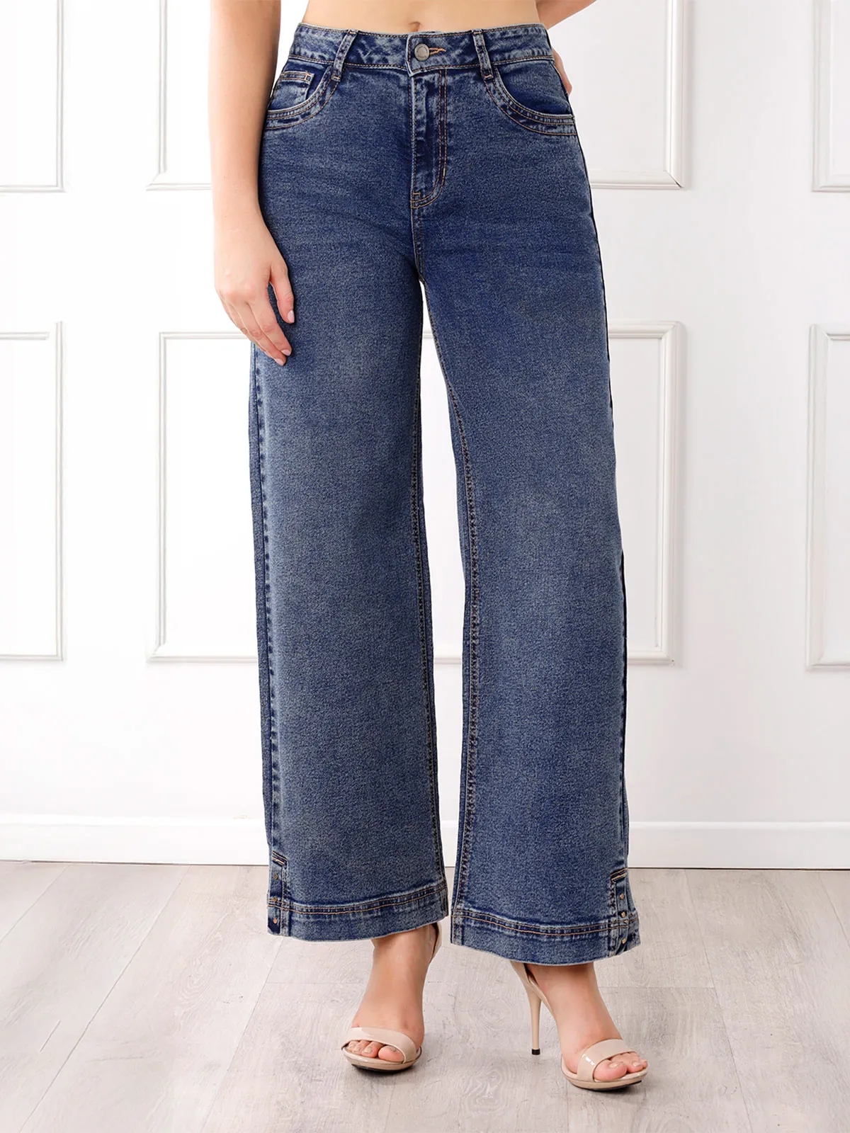 JEAN WIDELEG MUJER KANSAS TACHAS - 1
