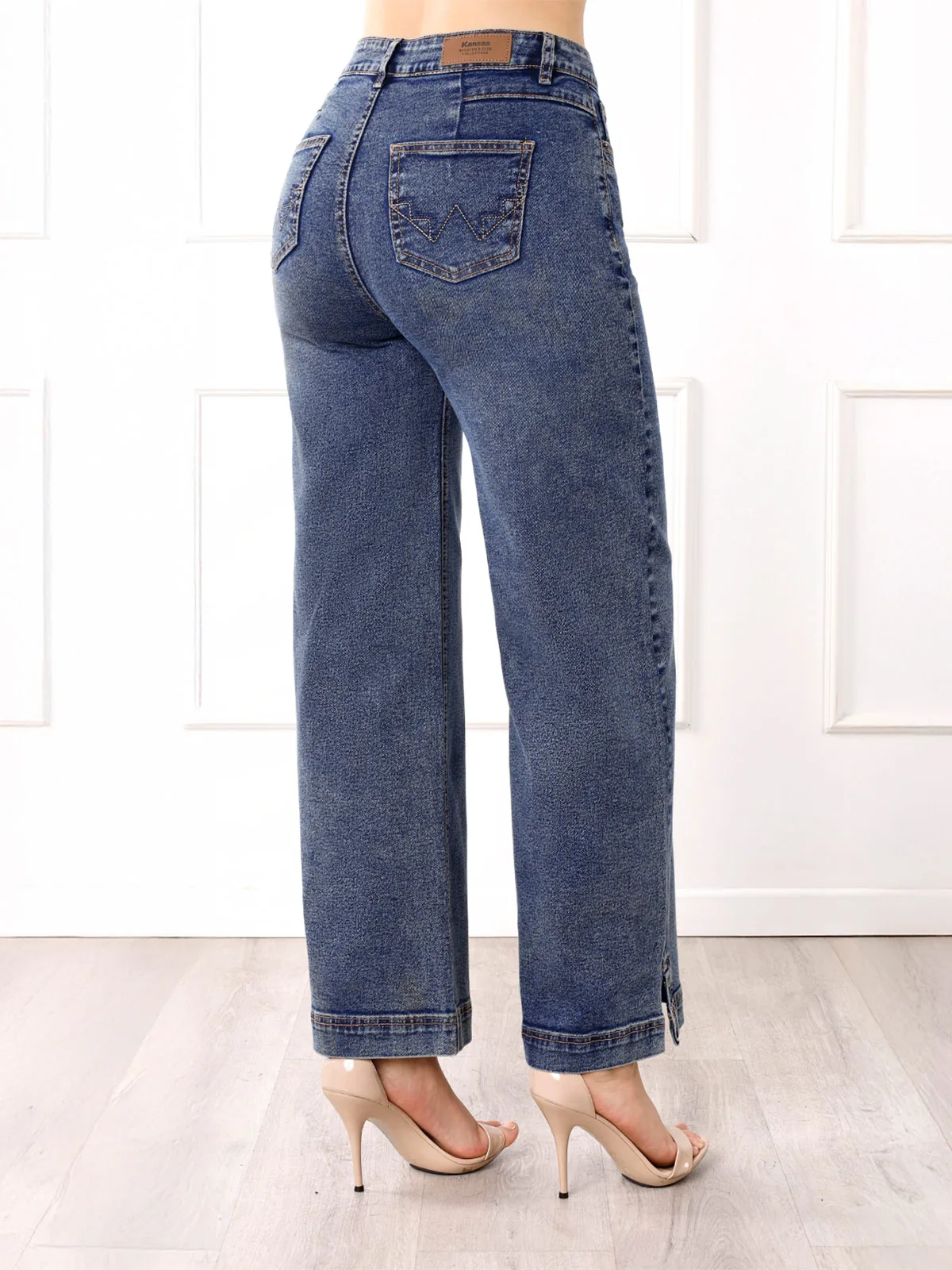 JEAN WIDELEG MUJER KANSAS TACHAS - 2